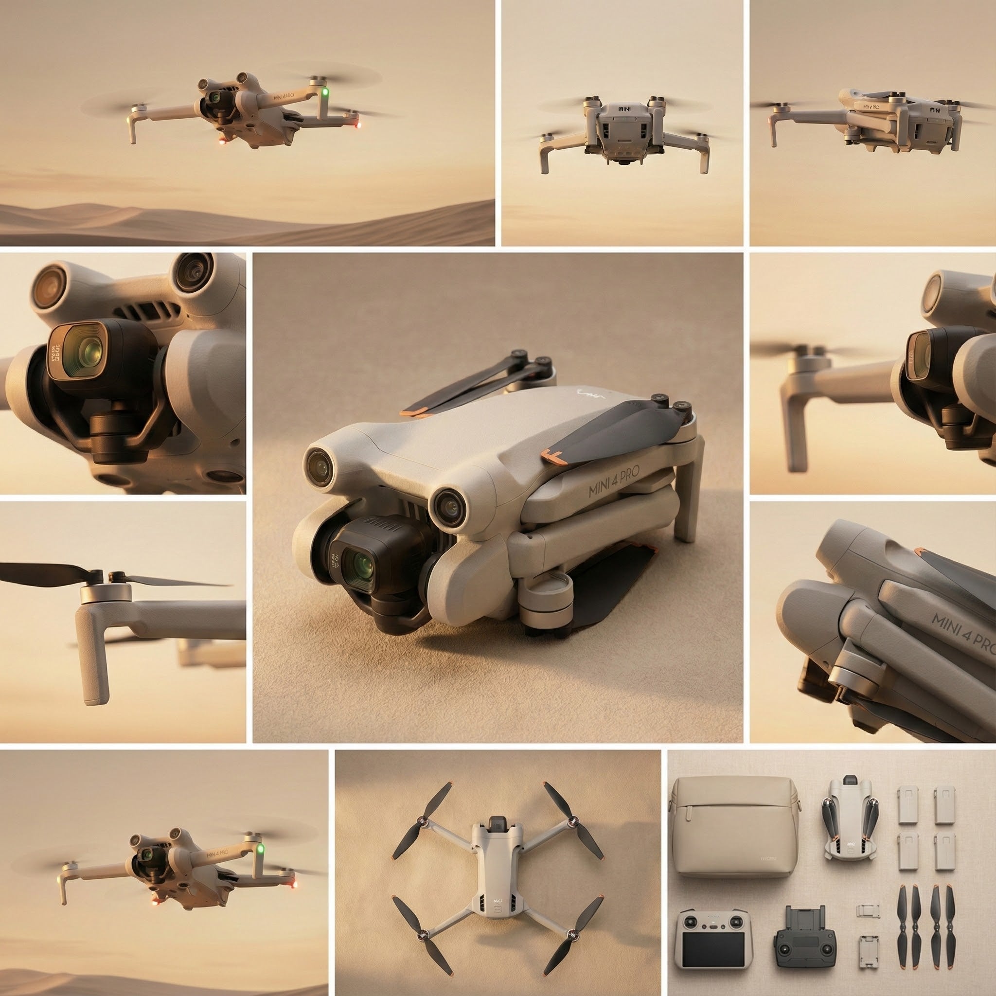 Mini 4 Pro Drone – 4K Kamera, Leichtgewicht, Perfekt für Einsteiger und Fortgeschrittene